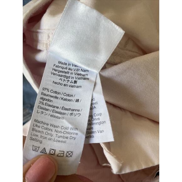 J.‎ Crew Women's 6 Light Pink Bermuda Chino Shorts Preppy Coastal Resort Summer - Picture 8 of 9